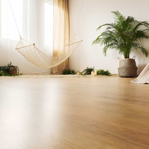 Bedroom with hardwood floor